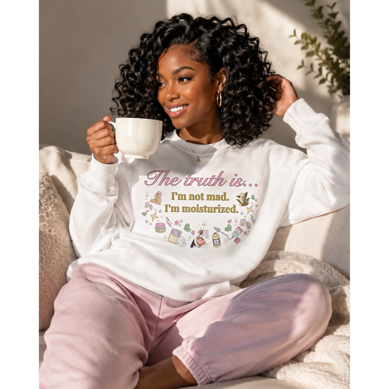 I'm Not Mad, I'm Moisturized Premium Sweatshirt