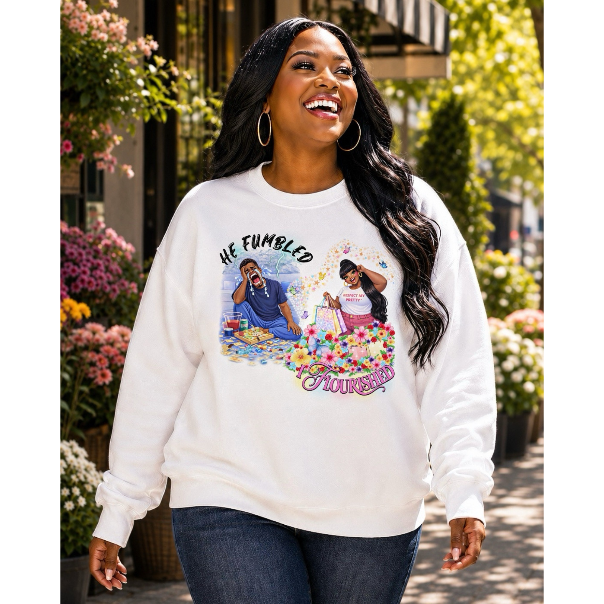 Monique Stopped Showing Up Premium Sweatshirt