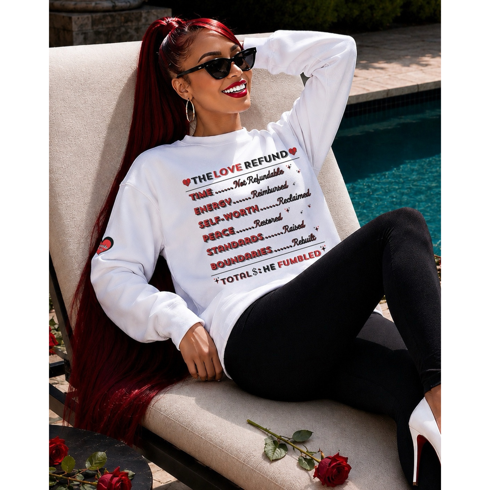 The Love Refund Premium Sweatshirt