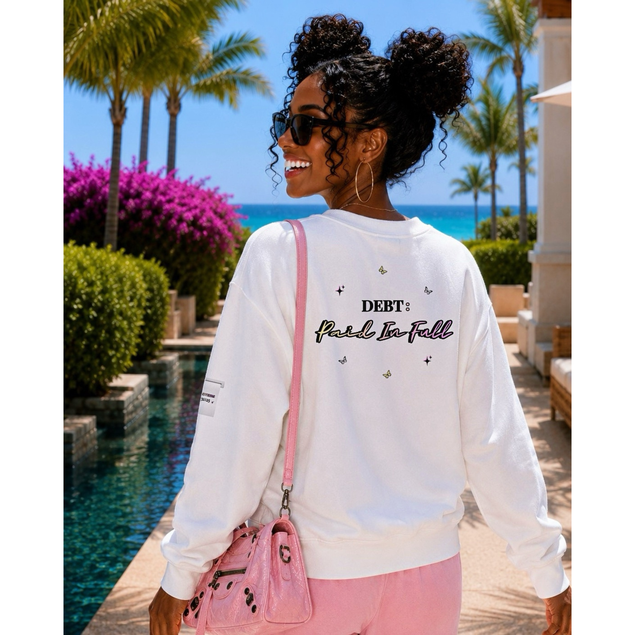 The Glow Up Receipt Premium Sweatshirt