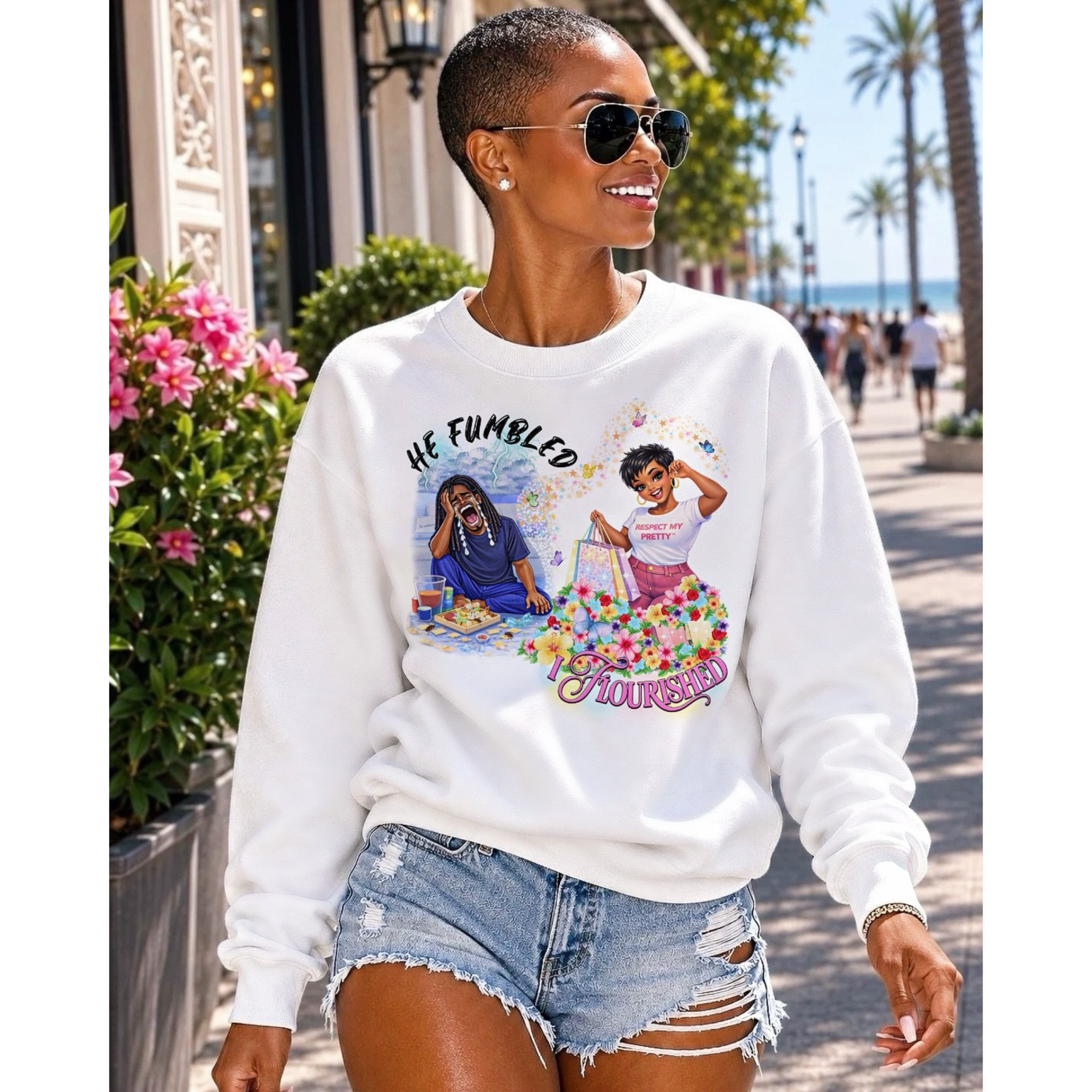 Nia Cut if Off Premium Sweatshirt