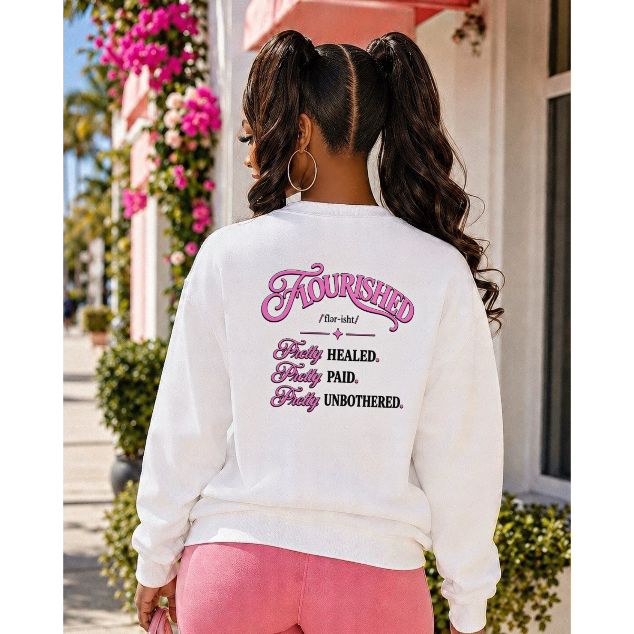 Ari Stopped Breaking Her Back Premium Sweatshirt