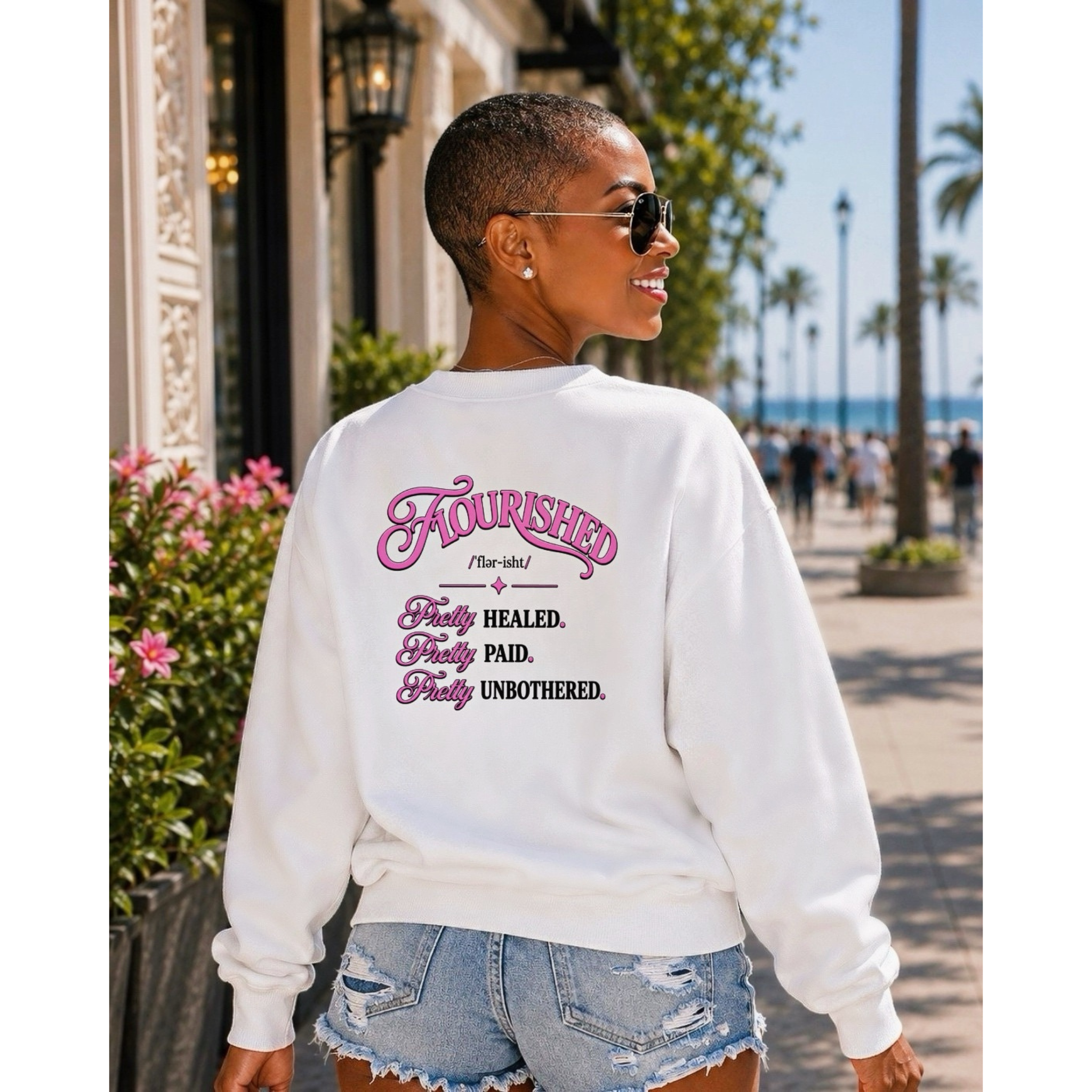 Nia Cut if Off Premium Sweatshirt