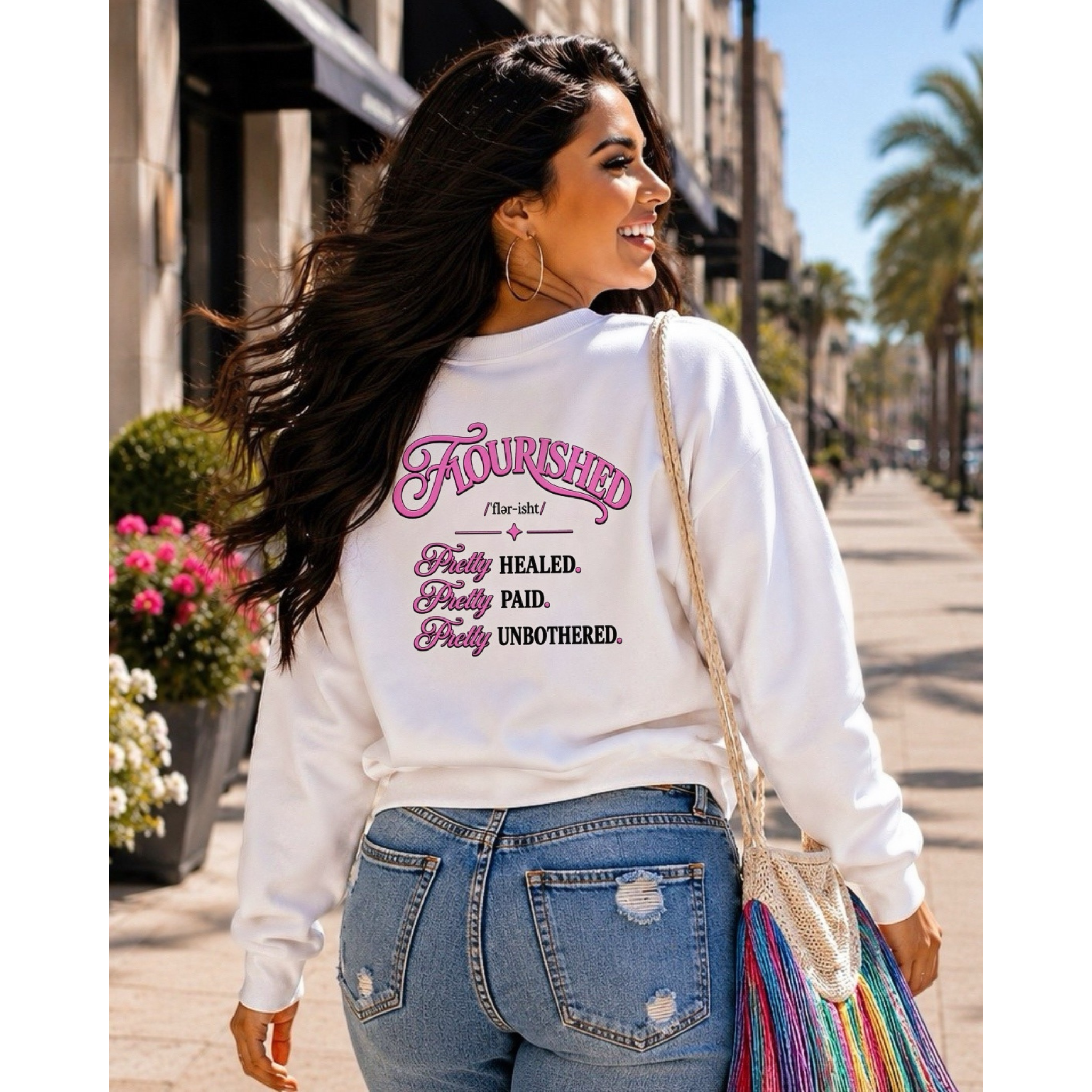 Sofia Threw In The Towel Premium Sweatshirt